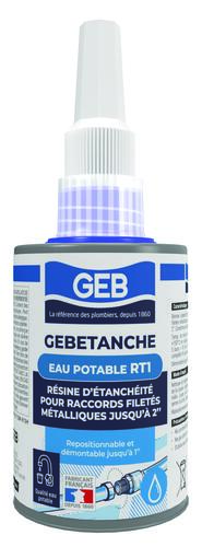 Résine anaérobie Gebétanche RT1 pour eau potable 75 ml
